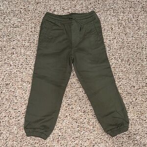 NWT Old Navy Olive Green Kids Jogger Pants- 4T